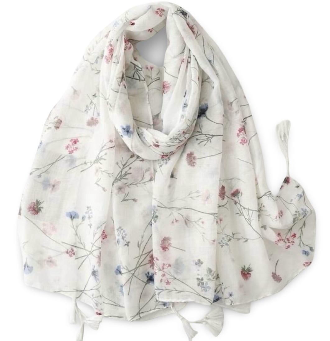 Foulard Lisa Blanc